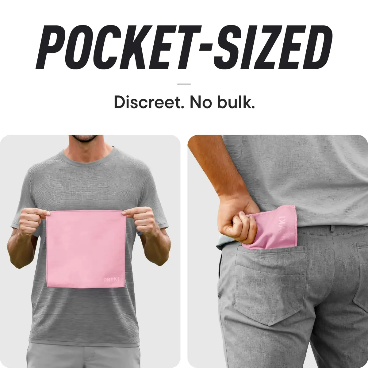 DRYKI Microfiber Sweat Towels 25cm x 25cm (10" x 10") | Quick Dry, Super Absorbent, Odor-Resistant - view 4