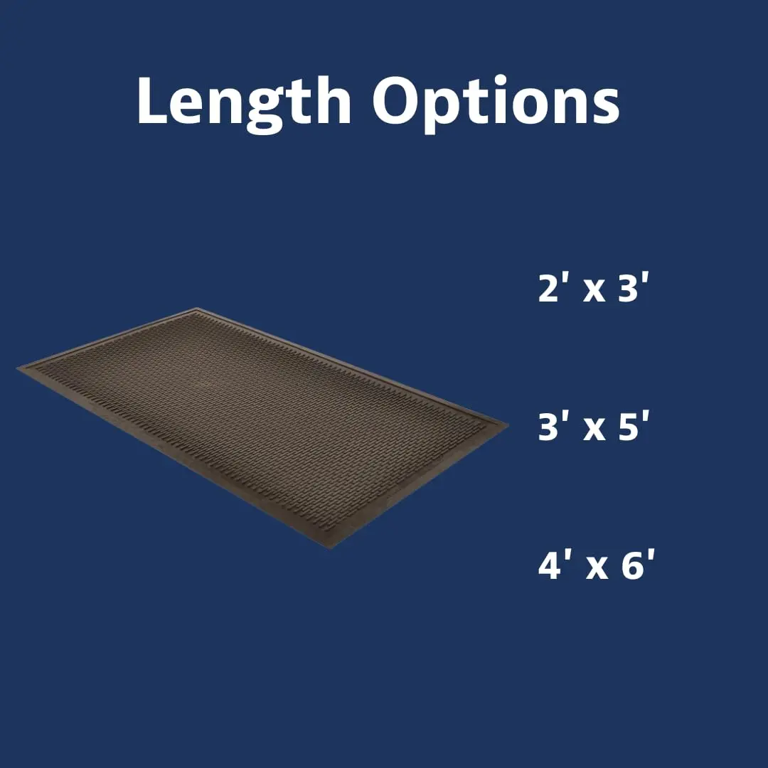 Notrax Soil Guard™ Rubber Scraper Entrance Mat 4' x 6' | Heavy-Duty Weatherproof Rubber Mat - view 6