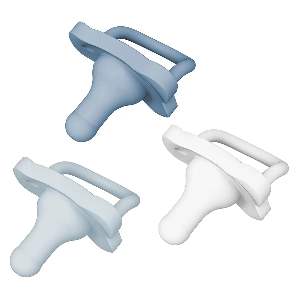 Dr. Brown's HappyPaci Silicone Pacifier 3-Pack | Soft, Safe, and Easy to Clean - main product image