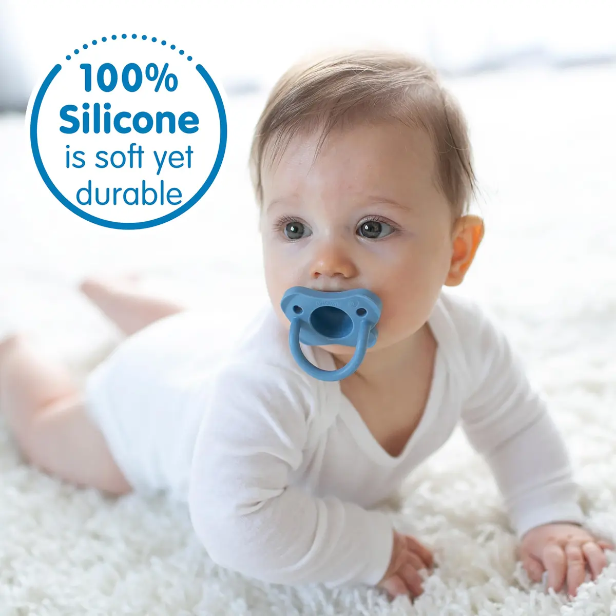 Dr. Brown's HappyPaci Silicone Pacifier 3-Pack | Soft, Safe, and Easy to Clean - view 5