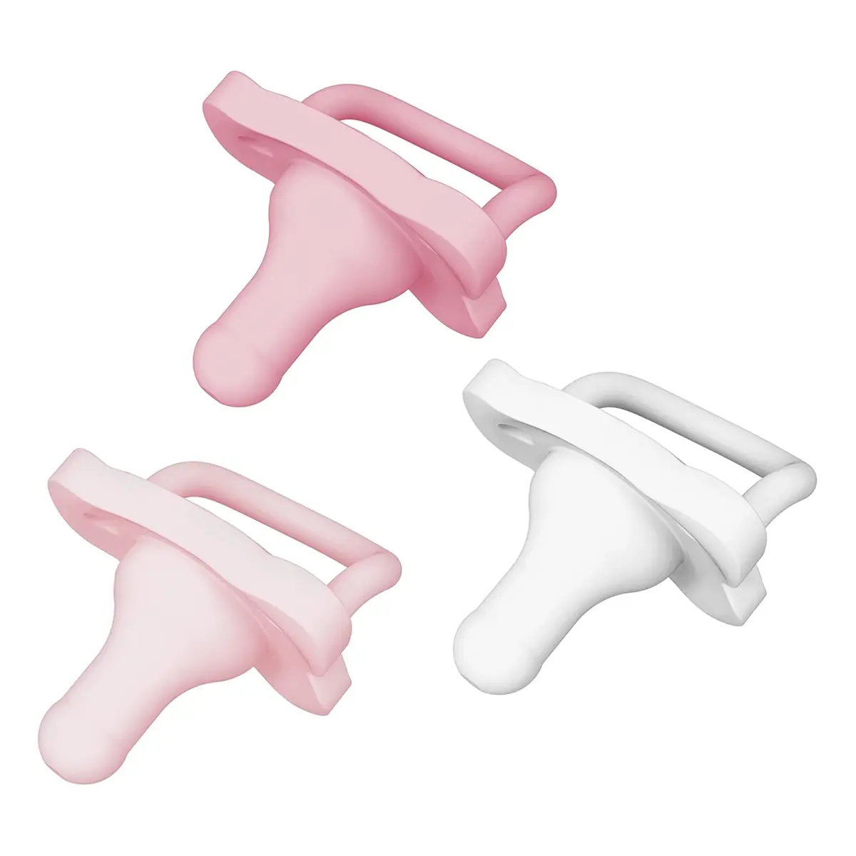 Dr. Brown's HappyPaci Silicone Baby Pacifier 0-6m | BPA-Free, Contoured Shield, 3-Pack - main product image