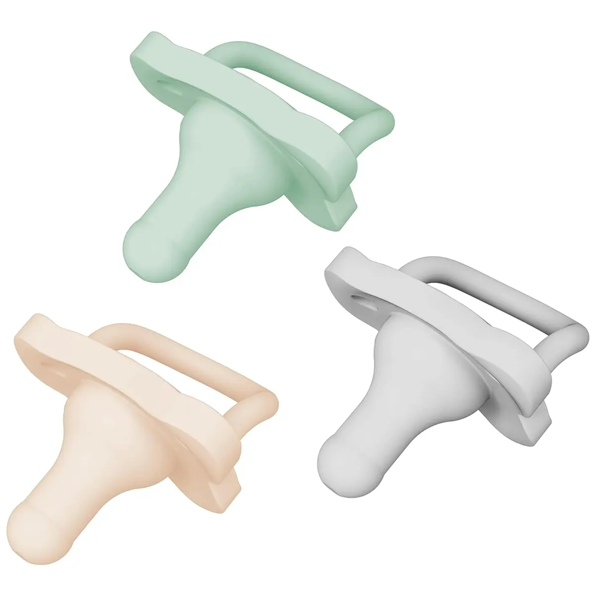 Dr. Brown's HappyPaci Silicone Baby Pacifier 0-6m | BPA-Free, Soft Silicone - main product image