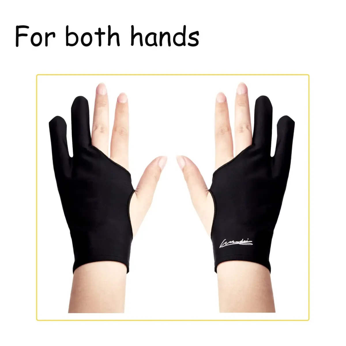 WooKoudai Digital Drawing Glove 2 Pack, Large | Smudge Guard for Artists - view 3