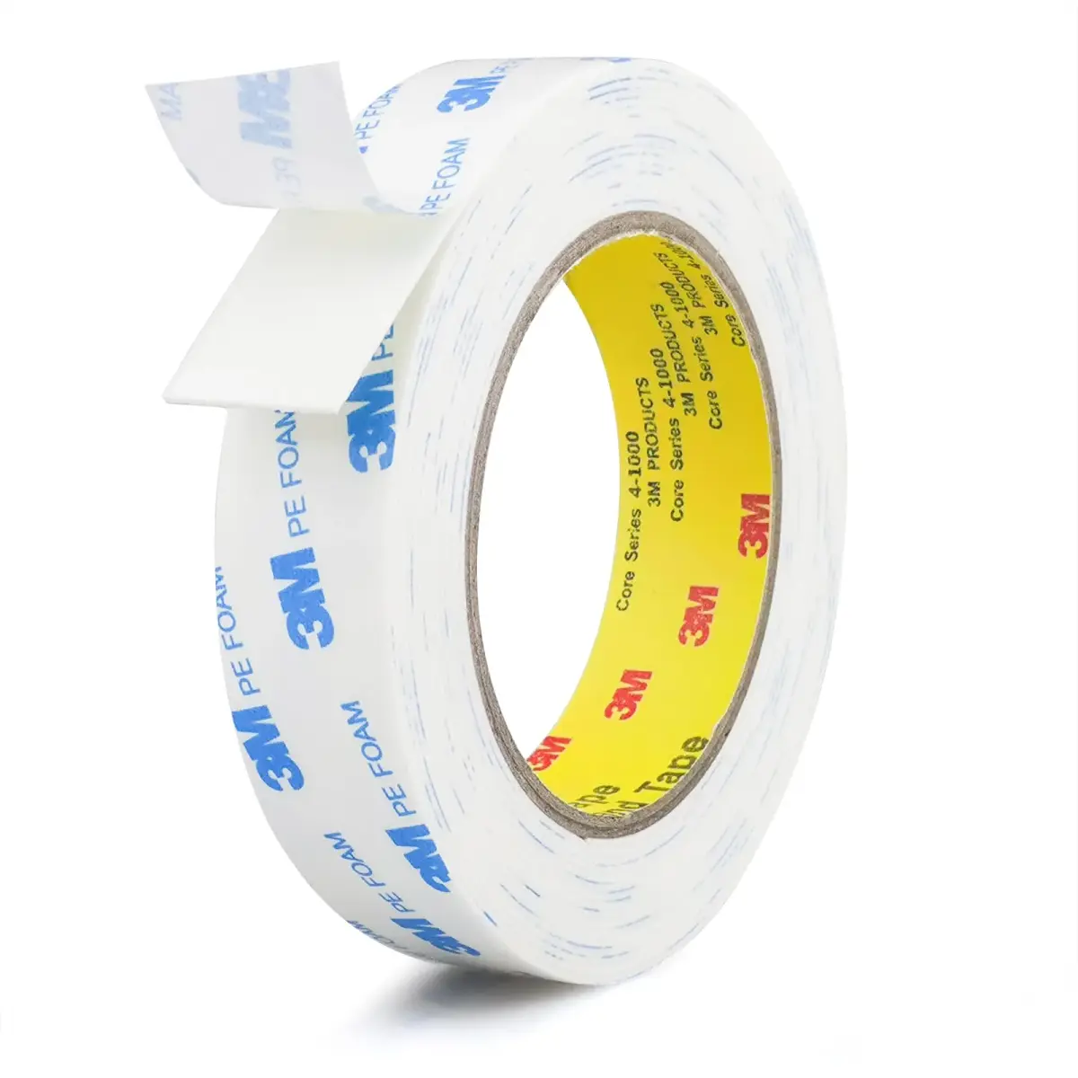 Hasaky 1600T Double Sided Tape 25mm (1in) x 5m (16.5ft) x 1.1mm Thick | Heavy Duty Waterproof Mounting Tape for Walls, Cars, and LED Strips - main product image