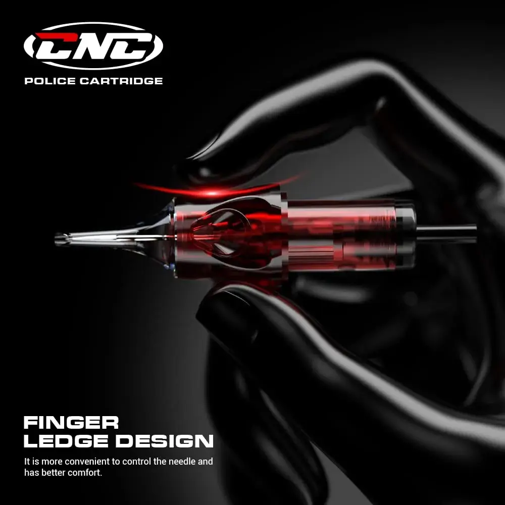 CNC 14RL Tattoo Needles Cartridge 20Pcs #10 Bugpin Round Liner with Membrane - view 7
