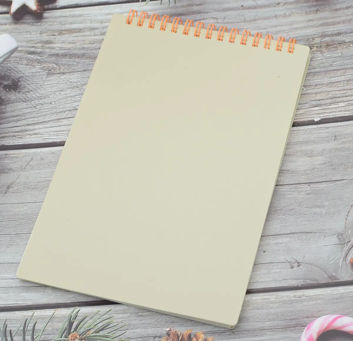 Yansanido Top Bound Spiral Notebook 4 Pack | A5 Size Thick Plastic Hardcover 7mm College Ruled Paper - view 8