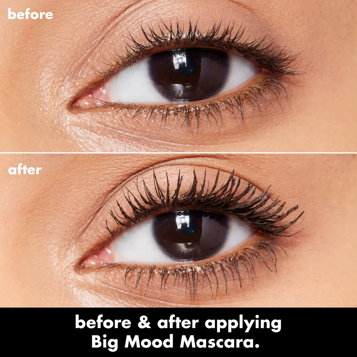 e.l.f. Big Mood Mega Volume & Lifting Mascara, Deep Brown 10ml (0.30 fl Oz) | Hourglass Brush for Bold, Lifted Lashes - view 4
