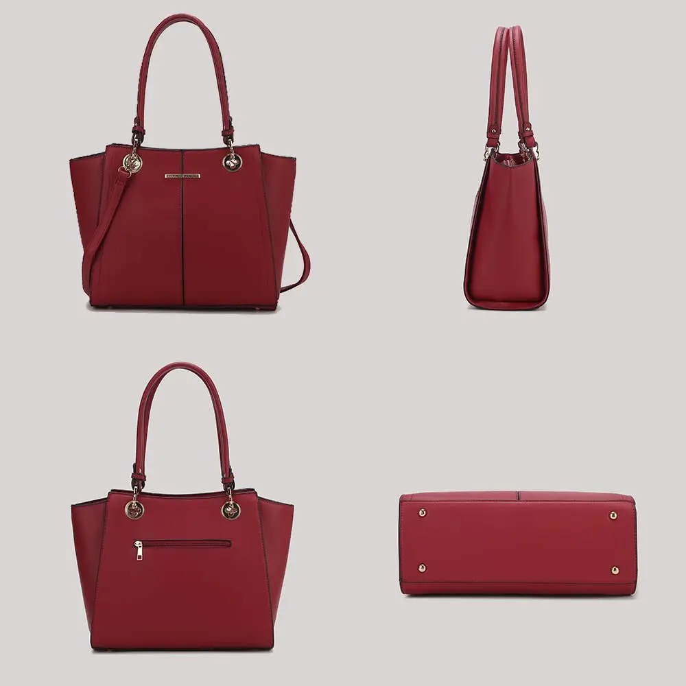 J'OMOR BY MIA Vegan Leather Tote Bag with Wallet | Spacious, Elegant & Durable - view 5