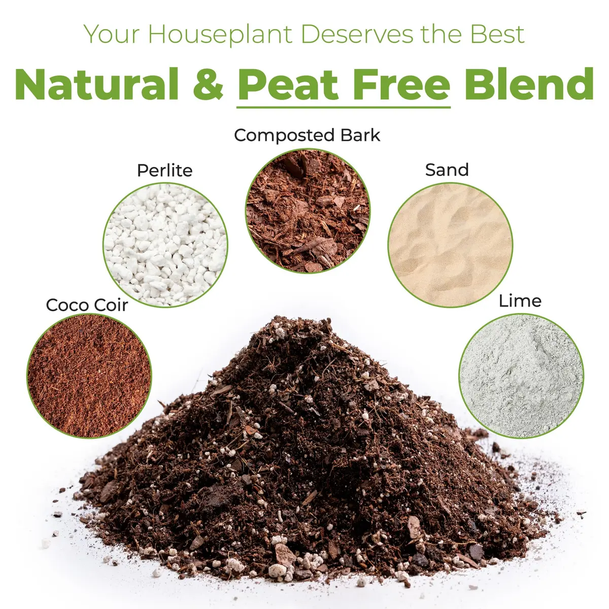 Perfect Plants Indoor Plant Soil, 8 qt, Coco Coir Potting Mix | All-Natural, Fast Drainage, Suitable for Monstera & Aloe - view 2
