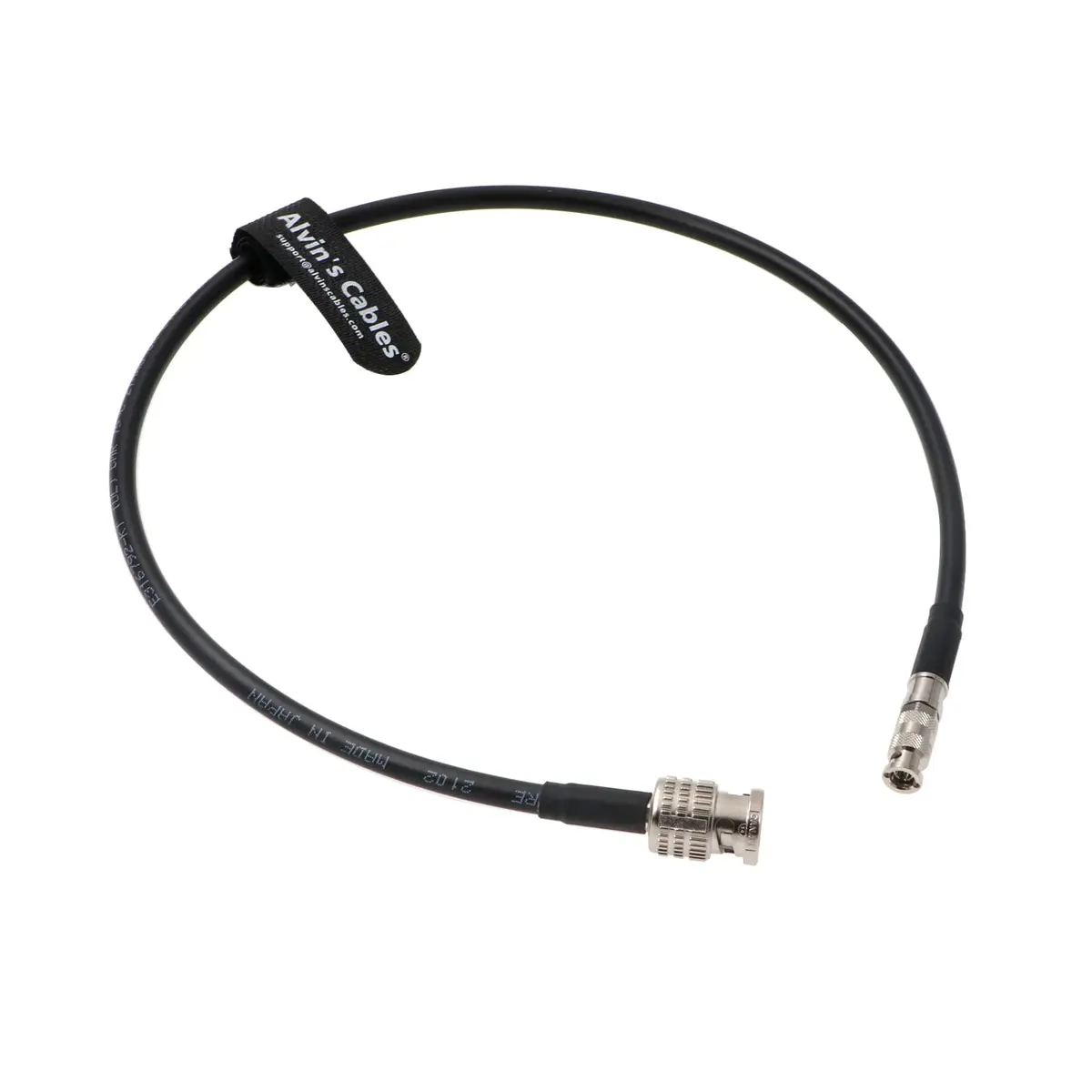 Alvin's Cables 12G SDI Coaxial Cable 50cm (19.7 inches) | High-Density Micro-BNC to BNC Male - main product image