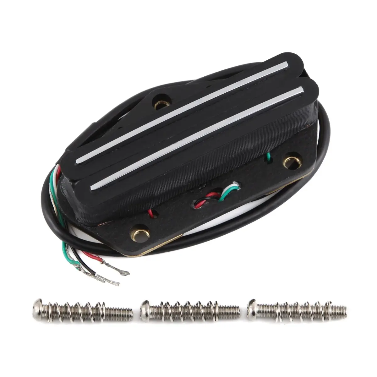 FLEOR Alnico 5 Dual Rail Humbucker Bridge Pickup 12-13K | Hot Rails for TL Style Electric Guitars - main product image