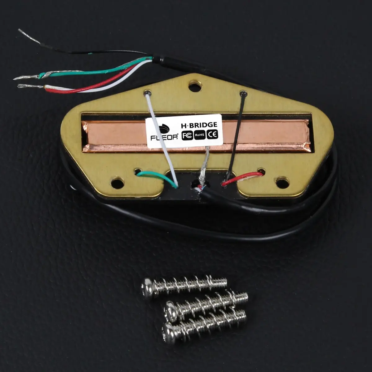 FLEOR Alnico 5 Dual Rail Humbucker Bridge Pickup 12-13K | Hot Rails for TL Style Electric Guitars - view 5