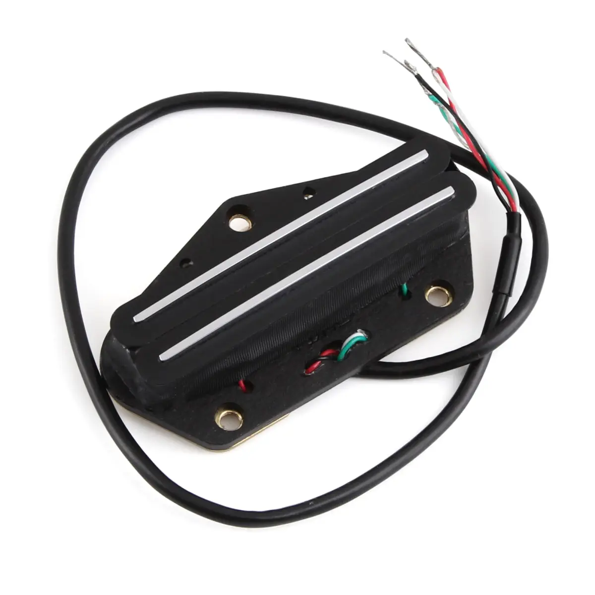 FLEOR Alnico 5 Dual Rail Humbucker Bridge Pickup 9-10K | Hot Rails for TL Style Guitars - view 6