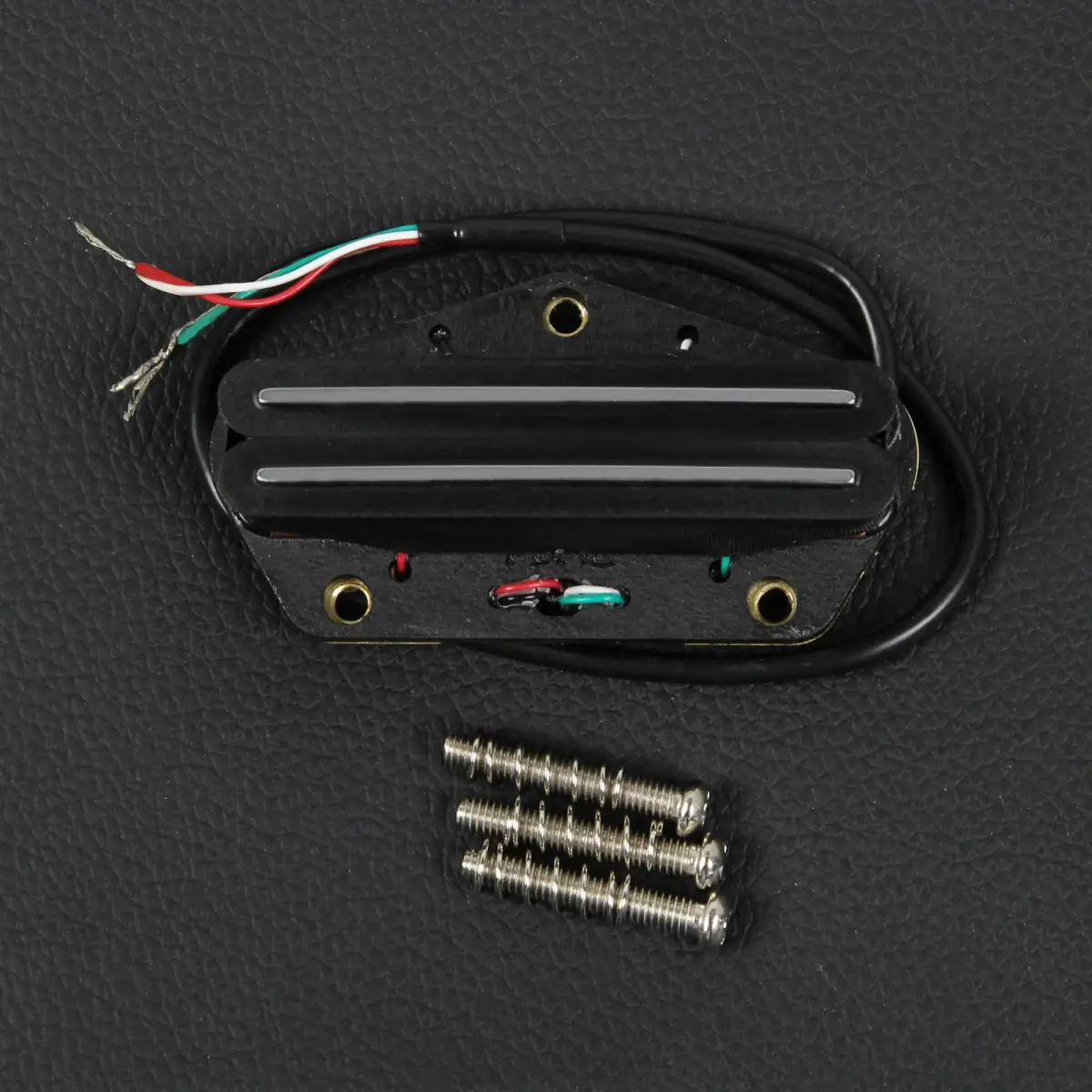 FLEOR Alnico 5 Dual Rail Humbucker Bridge Pickup 9-10K | Hot Rails for TL Style Guitars - view 4