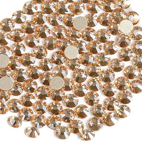 BEADSLAND Golden Shadow Flat Back Rhinestones SS8 (1440pcs) | Craft Gems for Nail Art & DIY - main product image