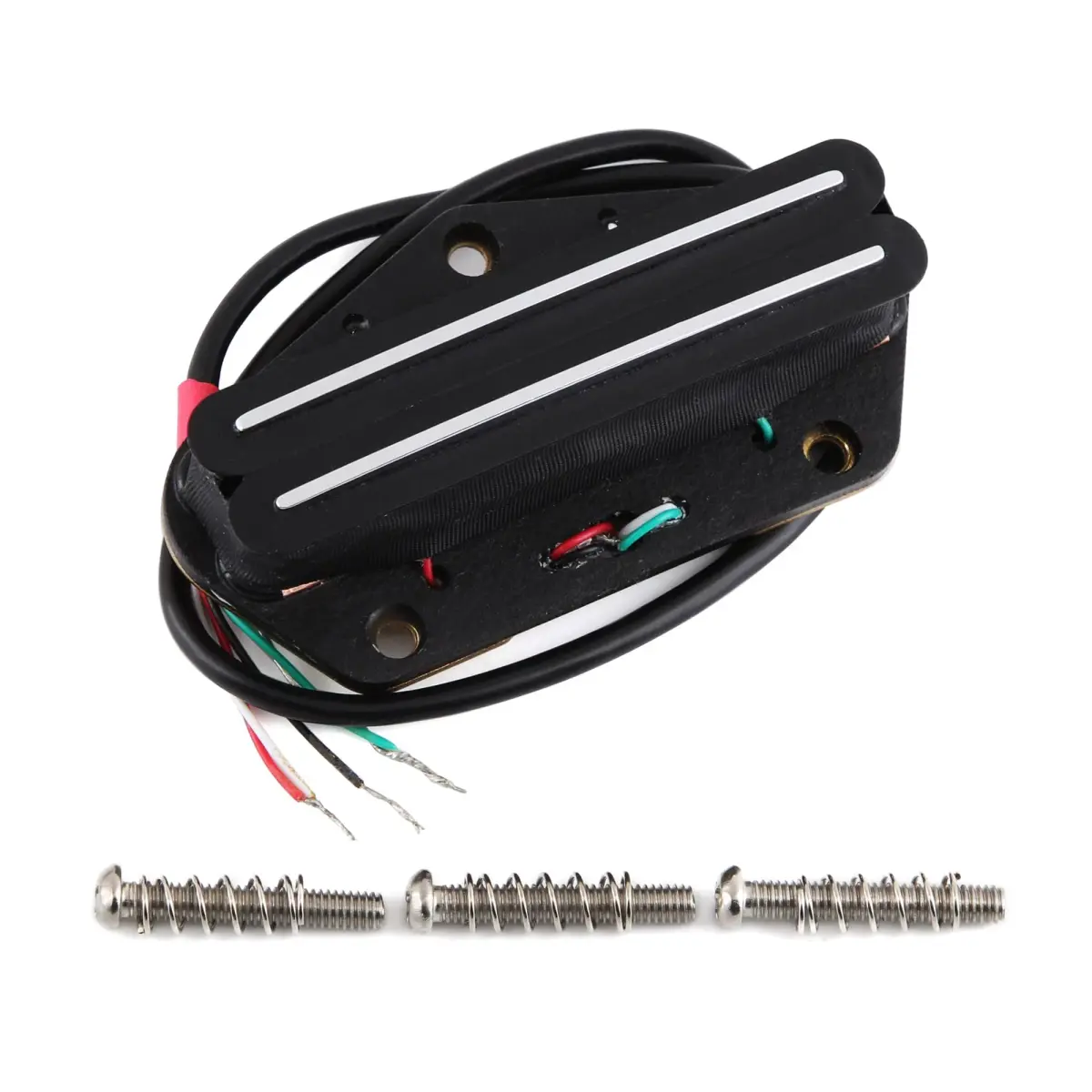 FLEOR Alnico 5 Dual Rail Humbucker Bridge Pickup 6-7K | Hot Rails for TL Style Electric Guitars - main product image