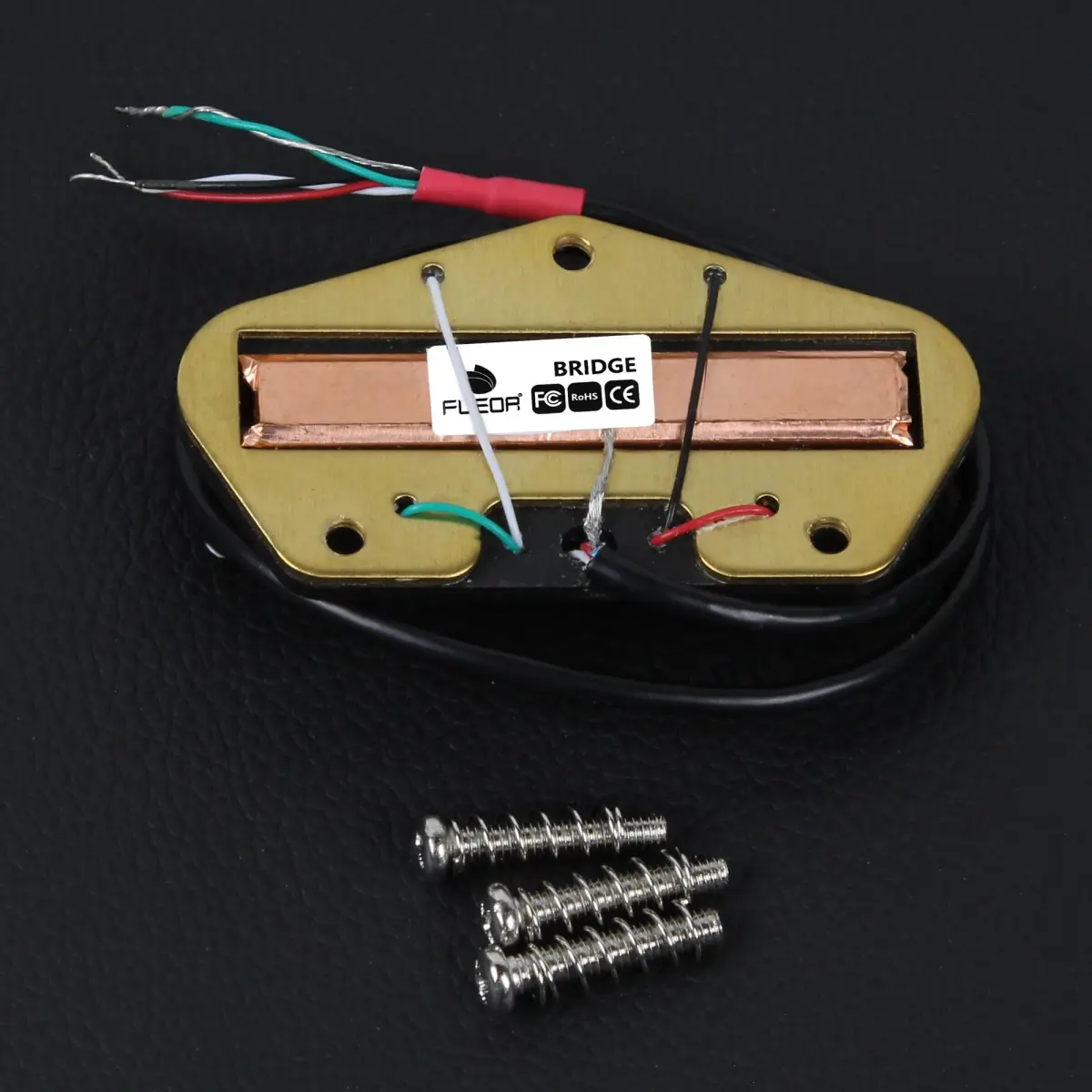 FLEOR Alnico 5 Dual Rail Humbucker Bridge Pickup 6-7K | Hot Rails for TL Style Electric Guitars - view 5