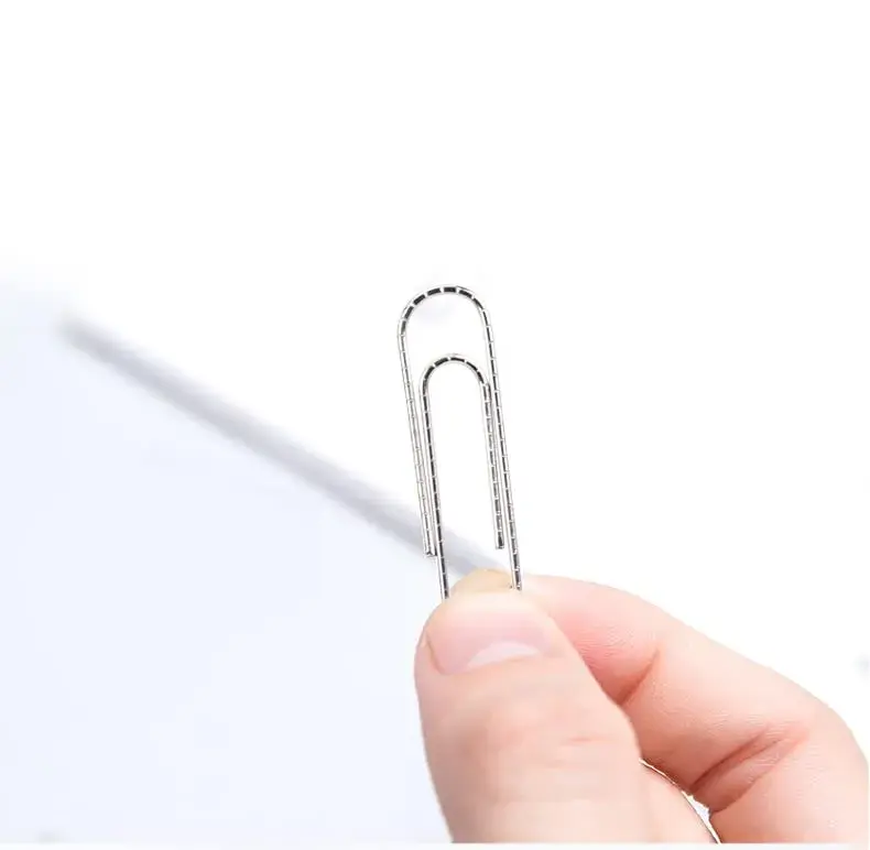 PAPERPAL Non-Skid Paper Clips 33mm (1-2/7") Silver | 600 Count Bulk Pack for Office, School, DIY - view 7