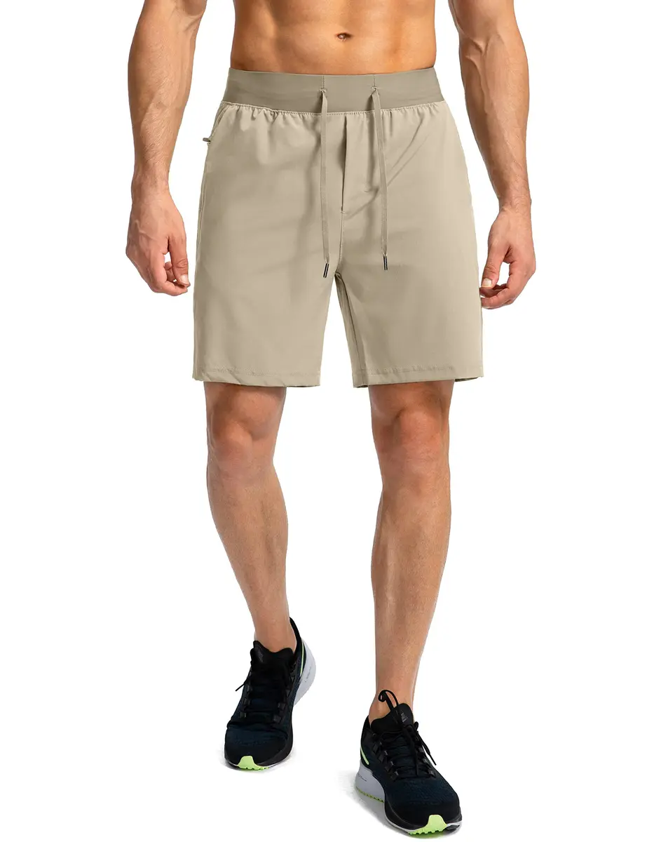 Soothfeel Men's Workout Athletic Shorts with 3 Pockets 7" Inseam | Lightweight, Quick-Drying, Breathable Active Shorts - view 2