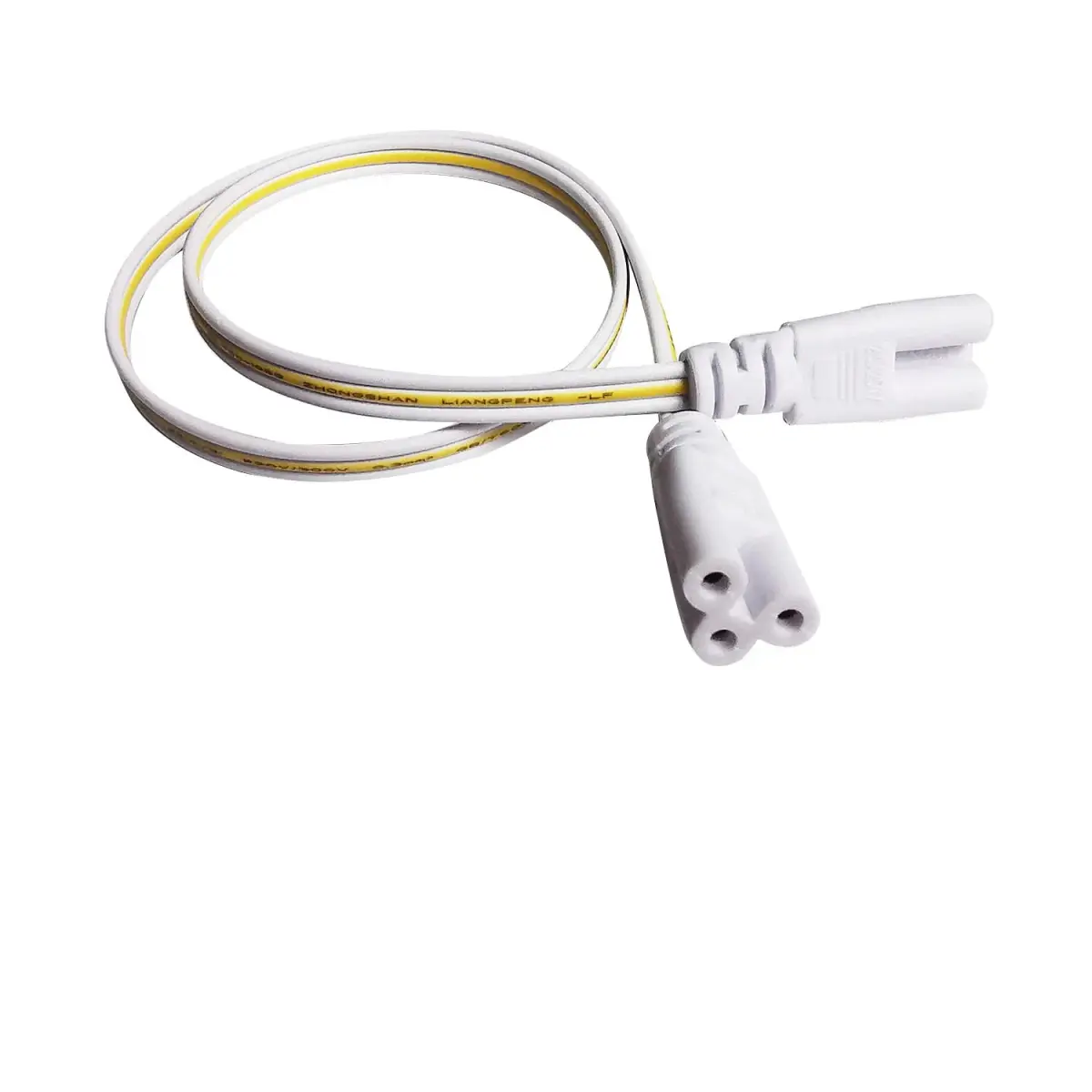 Faoyliye T5 T8 Tube Connector Cords 20cm (7.8in) 10-Pack | 3-Pin Female to Female LED Extension Cable - view 6