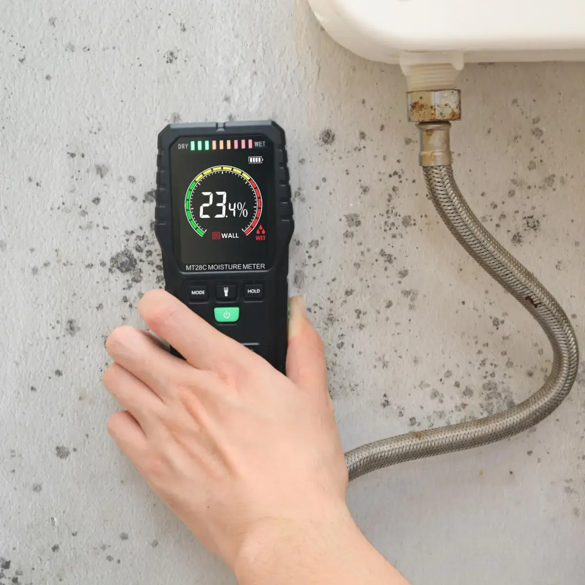 RDINSCOS Pinless Moisture Meter for Walls and Wood | Non-Destructive Detection Up to 19mm Deep - view 3