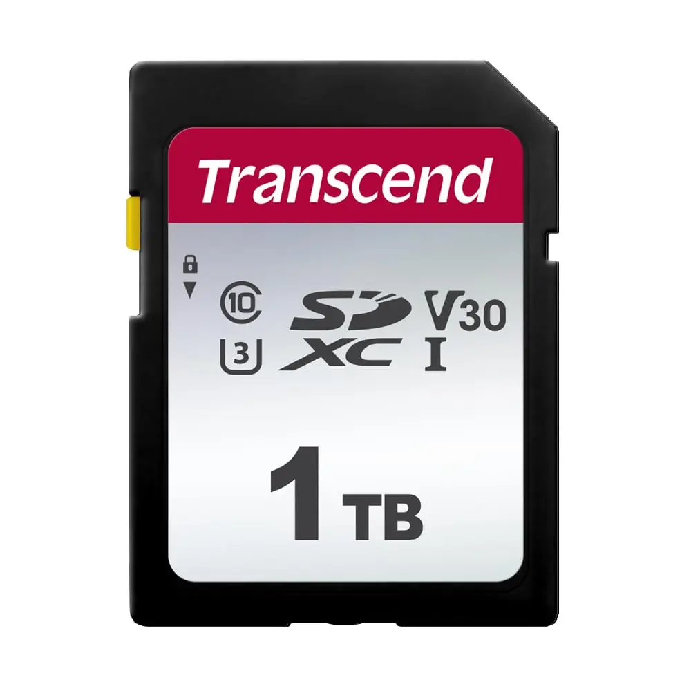 Transcend 1TB SDXC SD Card UHS-I U3 V30 4K UHD & Full HD | High-Speed Memory Card for DSLR & Trail Cameras - main product image