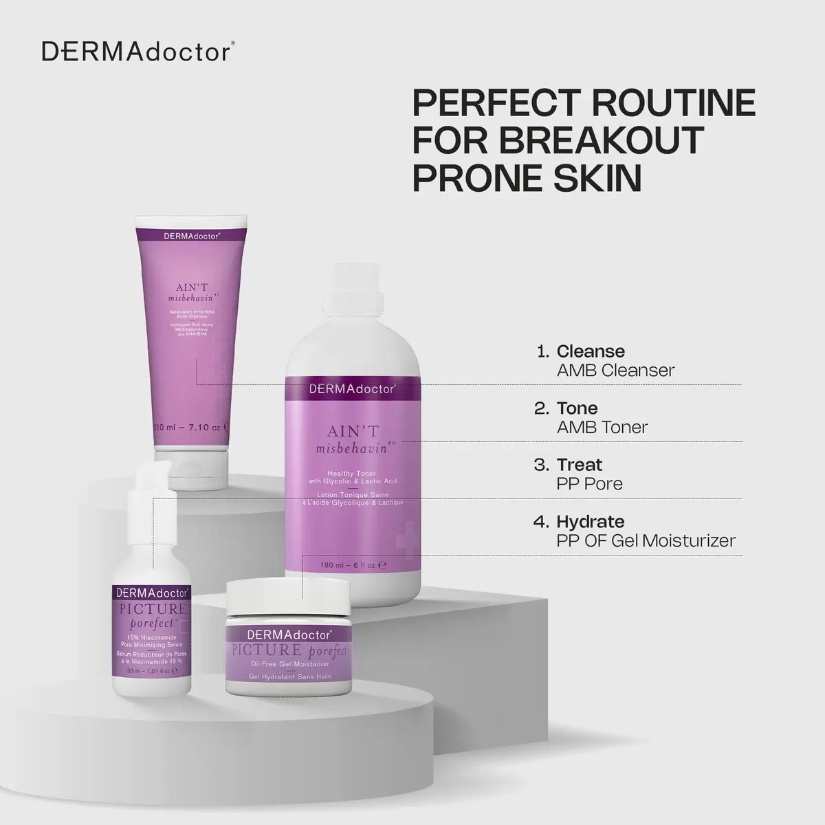DERMAdoctor Picture Porefect Oil Free Moisturizer 1.69 oz | Copper Peptides for Oily Skin - view 7