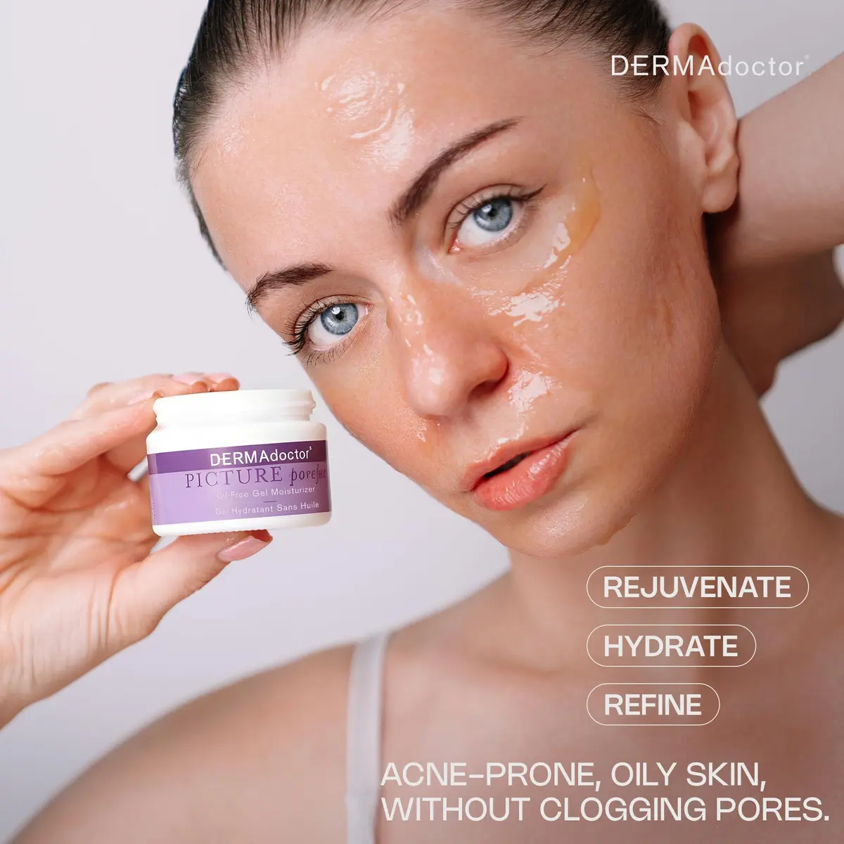 DERMAdoctor Picture Porefect Oil Free Moisturizer 1.69 oz | Copper Peptides for Oily Skin - view 2