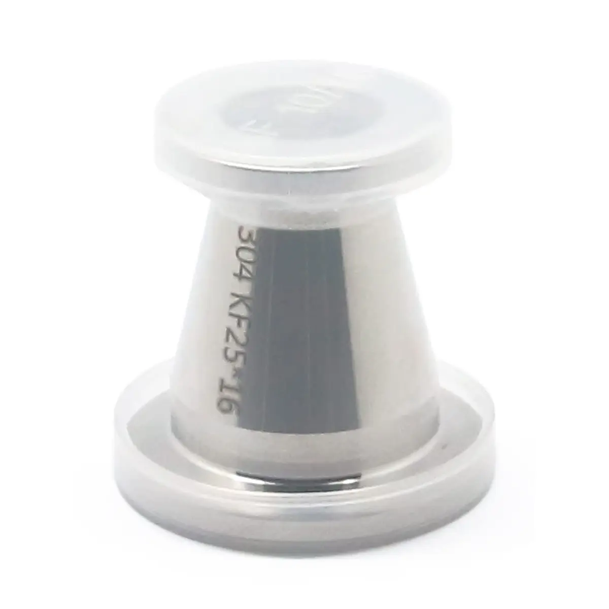 QMINOX SS304 Vacuum Conical Reducer KF adaptor fittings KF-25 to KF-16 | Stainless Steel Vacuum Fitting with KF25 to KF16 Flange - view 3