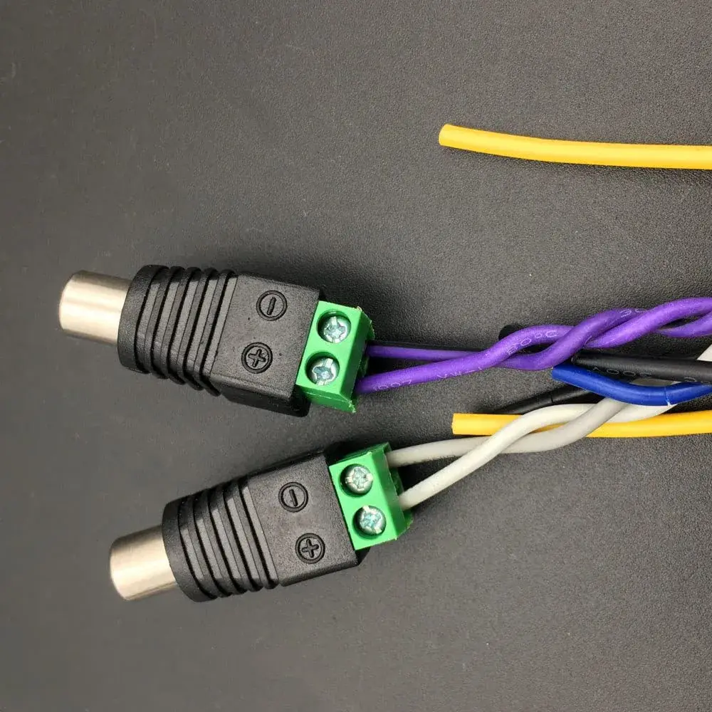 LIZAPUS 10-Pin Power Harness Plug with RCA 15cm (5.9 inches) | Compatible with Pioneer Subwoofers - view 4