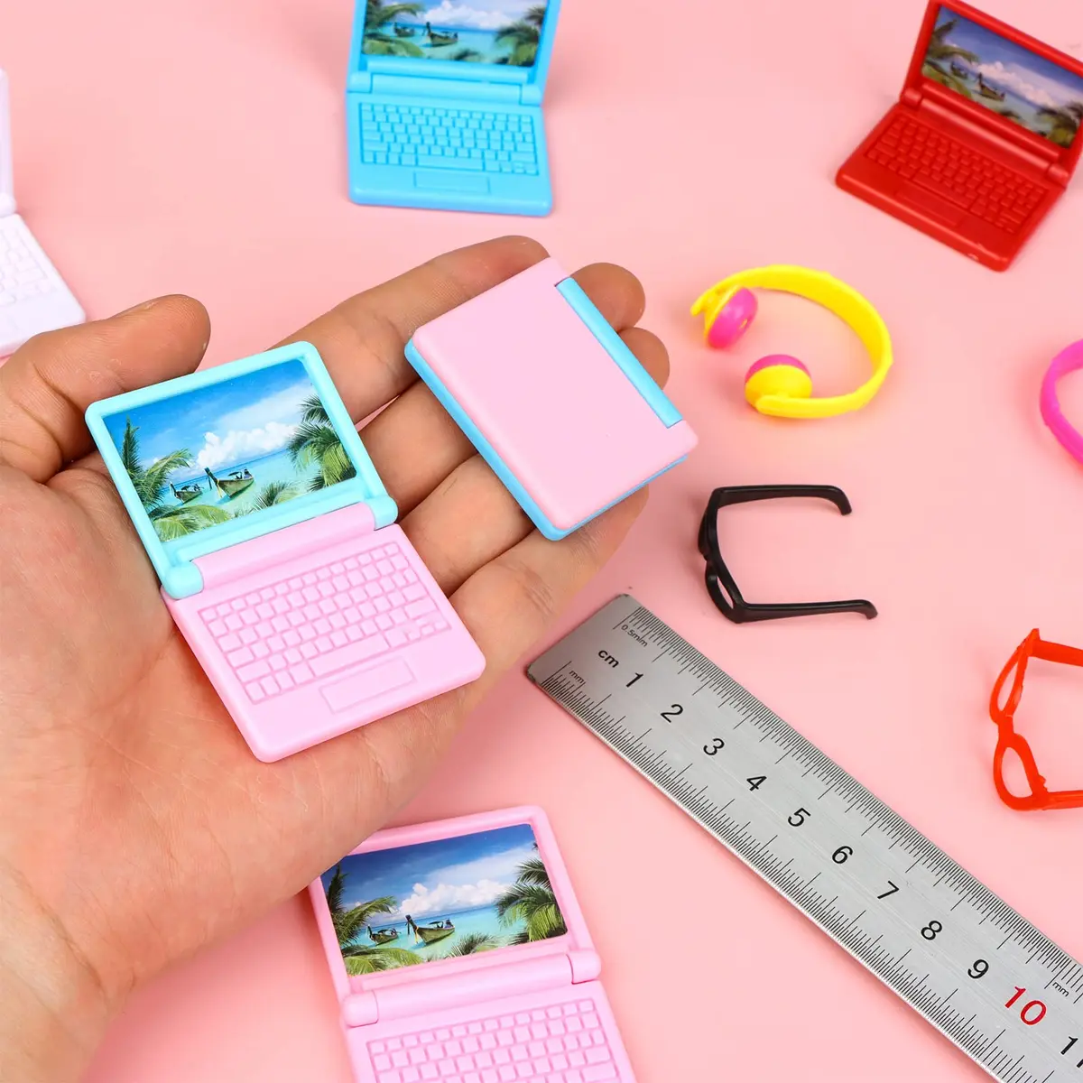 TBoxBo Miniature Dollhouse Accessories 30 Pcs | 1:12 Scale Mini Digital Decor - view 3