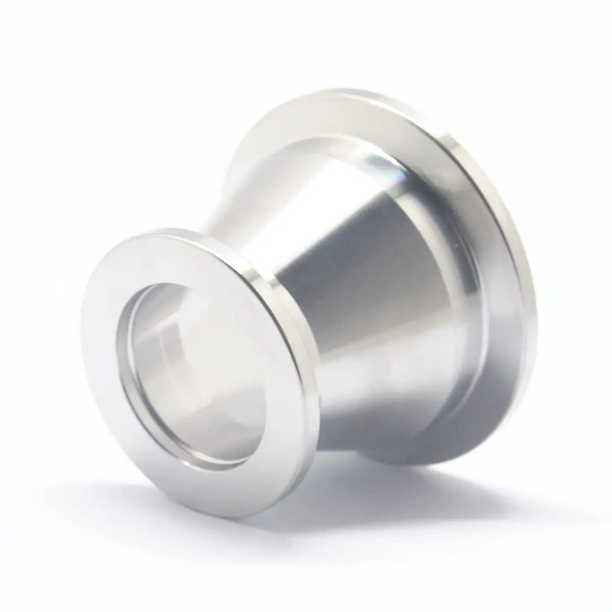 QMINOX SS304 Vacuum Conical Reducer KF adaptor fittings KF-40 to KF-25 | Stainless Steel Vacuum Fitting - view 4