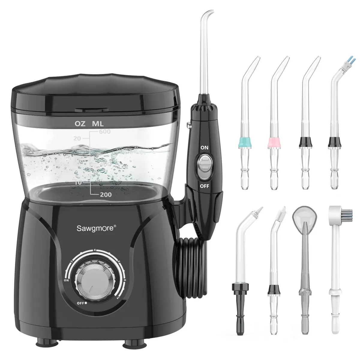 Sawgmore Water Dental Flosser 600ML Electric Oral Irrigator | Deep Clean & Gums Care - main product image