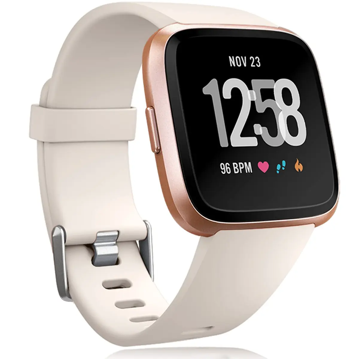Wepro Sport Bands Compatible with Fitbit Versa 2, Soft Elastomer, Sweat-Resistant, Small & Large Sizes, Unisex - main product image