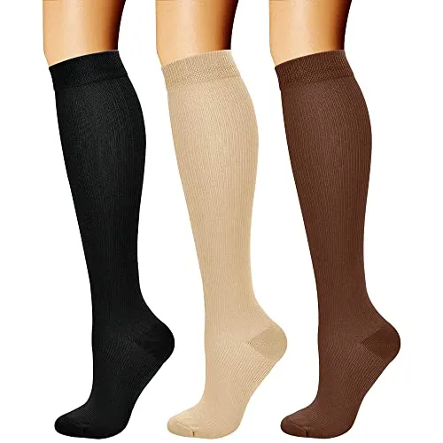 CHARMKING Compression Socks for Women & Men 15-20 mmHg | FDA Approved Medical Grade Support - main product image