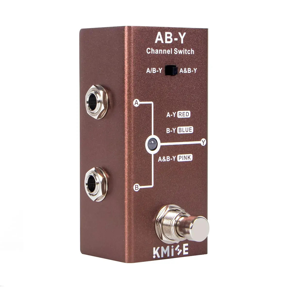 lotmusic ABY Electric Guitar Effects Pedal True Bypass Mini Stompbox | Analog Chorus for Signal Switching - main product image