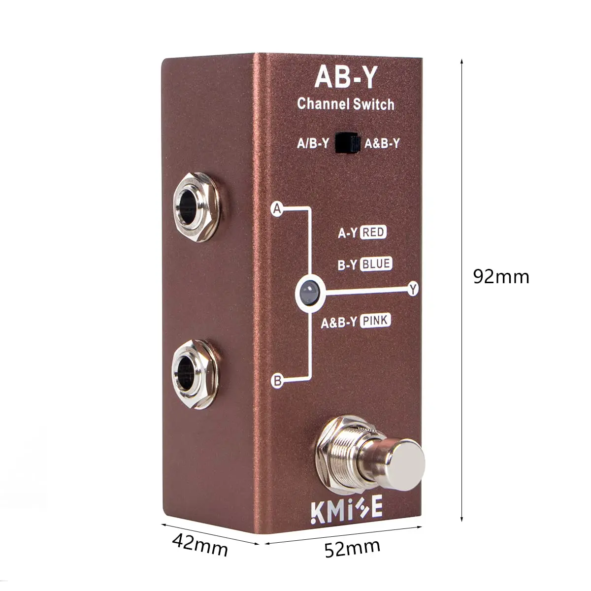 lotmusic ABY Electric Guitar Effects Pedal True Bypass Mini Stompbox | Analog Chorus for Signal Switching - view 8