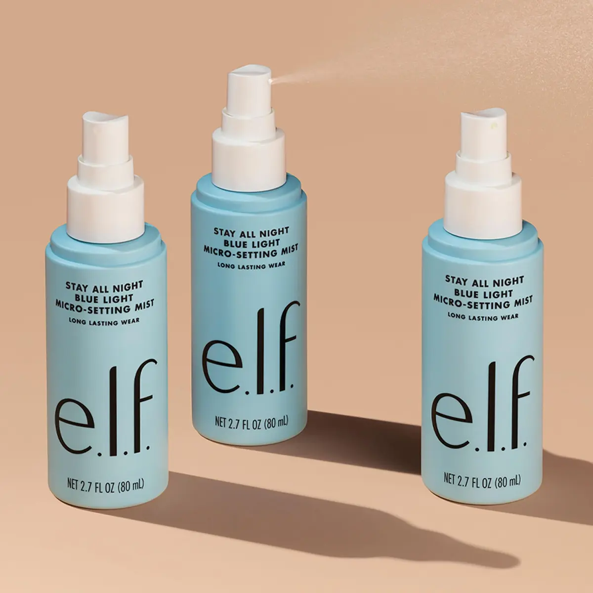 e.l.f. Stay All Night Blue Light Micro-Setting Mist 80ml (2.7 Fl Oz) | Reduces Blue Light Transmission - view 5
