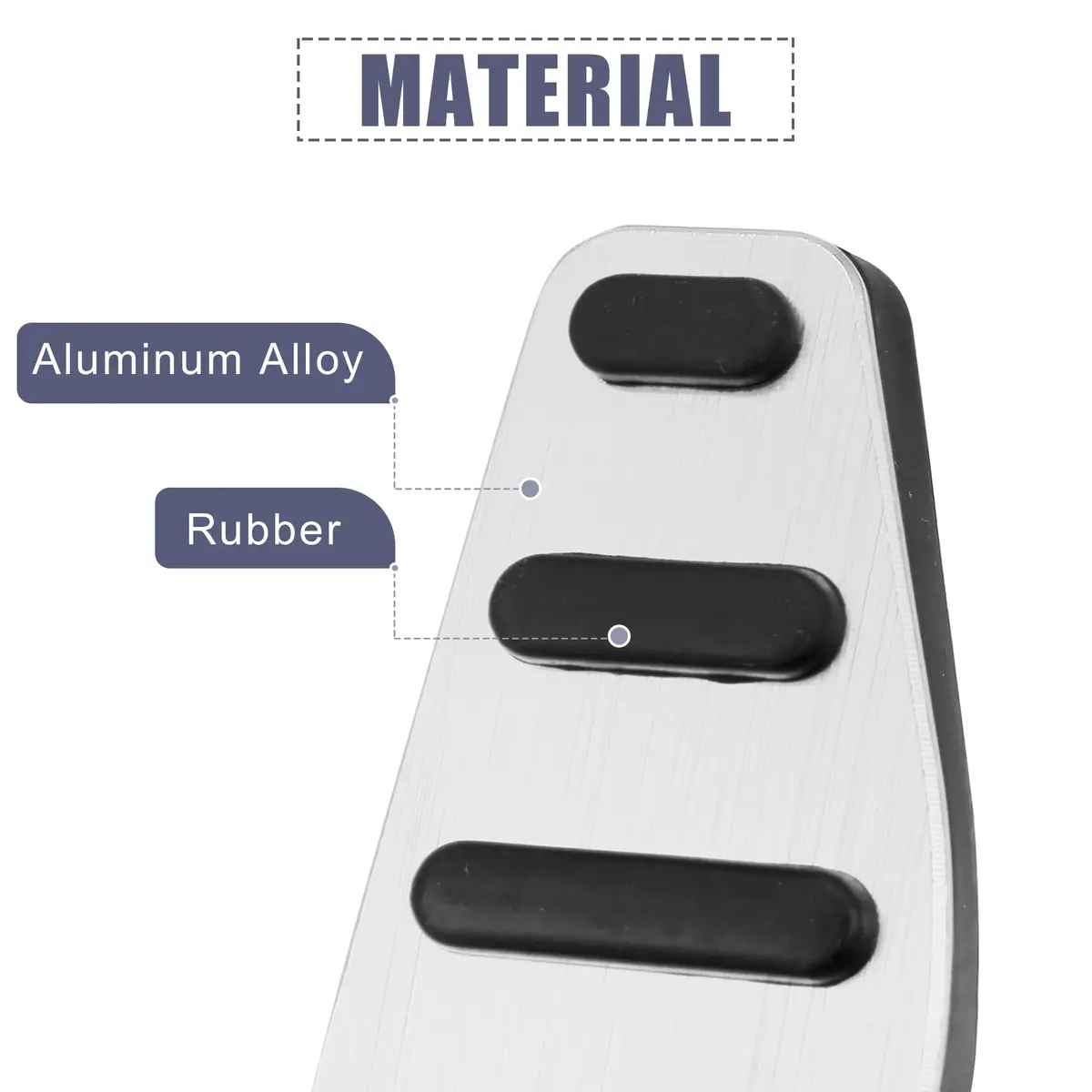 X AUTOHAUX Aluminum Alloy Brake Pedal Pad for Suzuki Jimny JB64W | Non-OEM Accessory - view 5