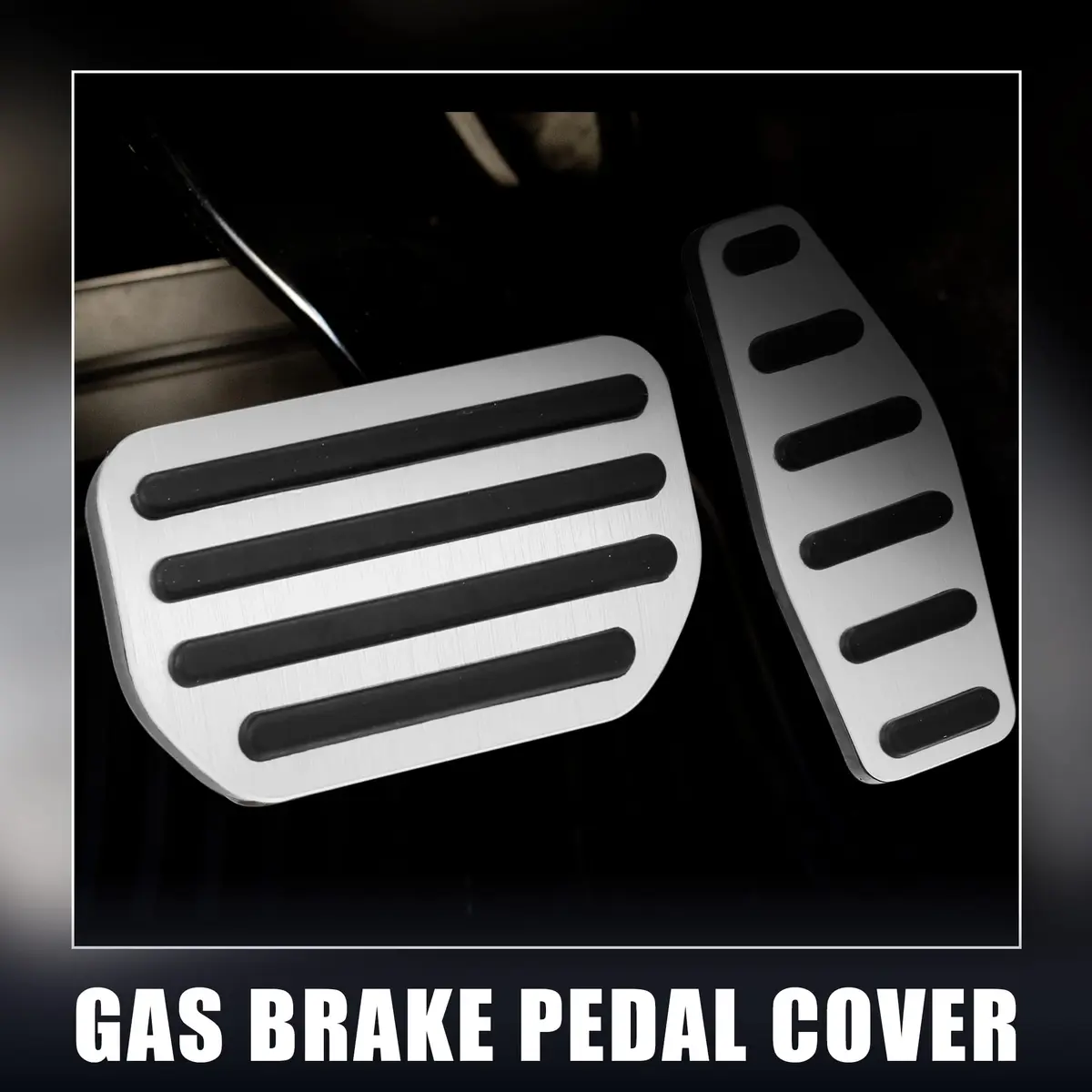X AUTOHAUX Aluminum Alloy Brake Pedal Pad for Suzuki Jimny JB64W | Non-OEM Accessory - view 2