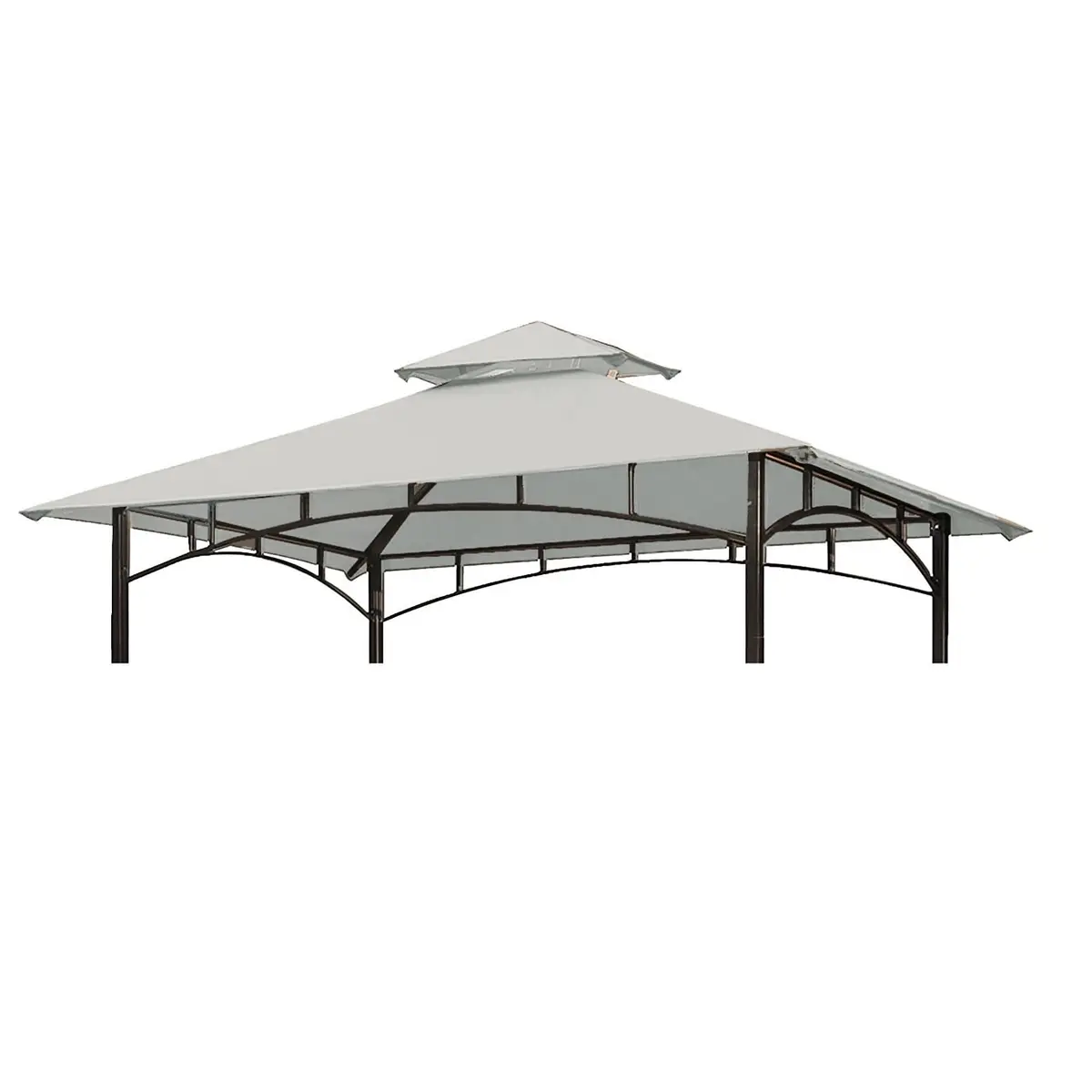Wonwon Grill Gazebo Replacement Canopy Top 5x8 ft | Double Layer Ventilated Cover for Model L-GG001PST-F - main product image