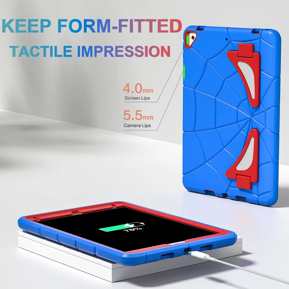Nitupai iPad 9th/8th/7th Gen Case 10.2" Shockproof Rugged Cover with Kickstand - view 5