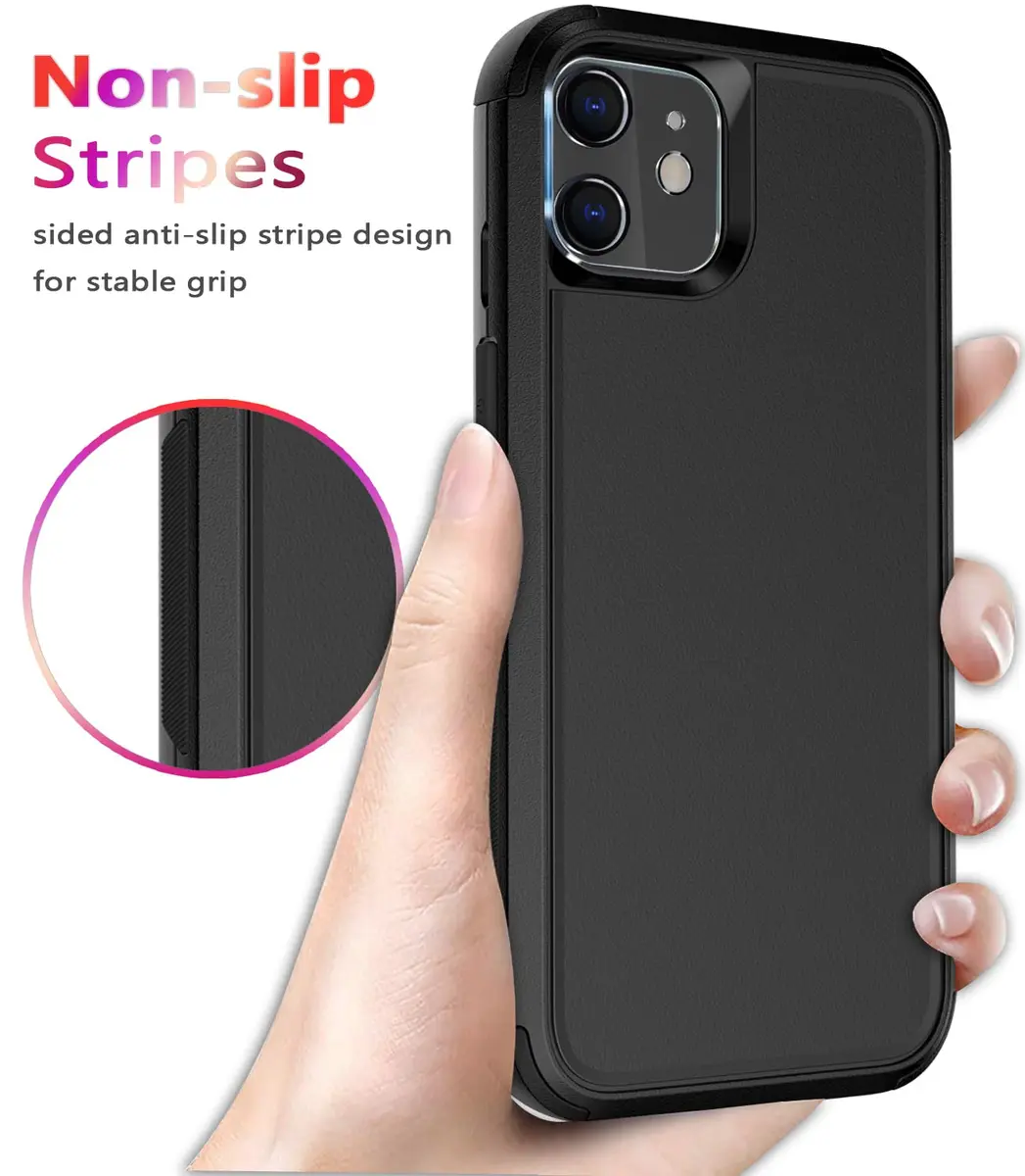 Diverbox Heavy Duty Shockproof iPhone 11 Case with Tempered Glass Screen Protector | Drop & Dust Resistant - view 5