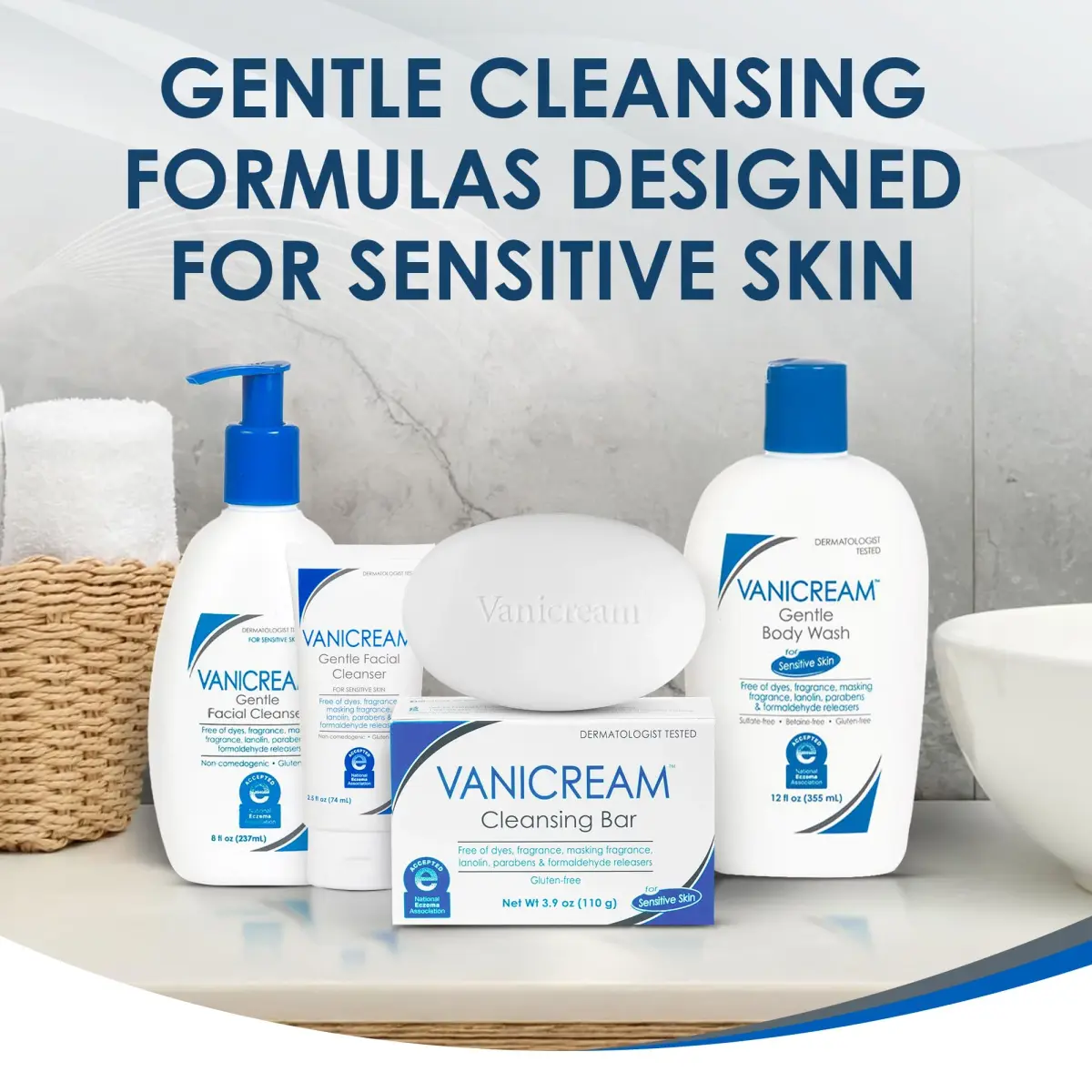 Vanicream Gentle Facial Cleaner 74ml (2.5 Fl Oz) | Dermatologist Recommended for Sensitive Skin - view 9