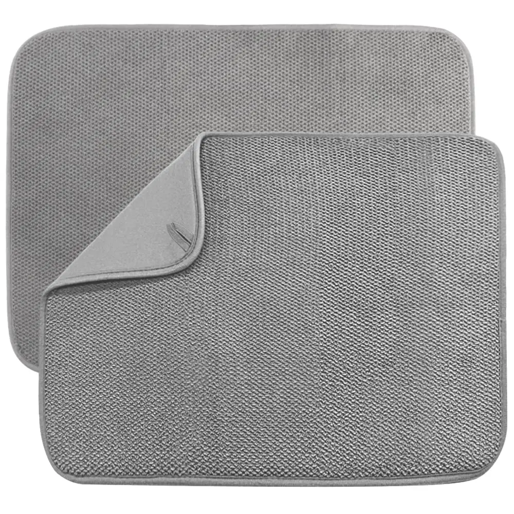 Meirrnyyu Microfiber Dish Drying Mat 20×15 Inch | Super Absorbent Kitchen Counter Pad - main product image