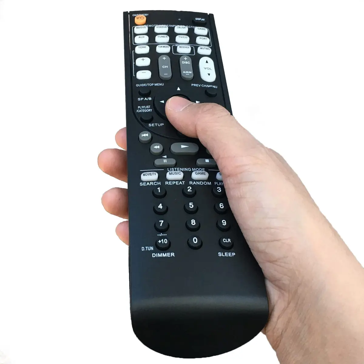 uehba Universal Replacement Remote Control for ONKYO AV Receivers | Pre-programmed, Infrared Connectivity - main product image