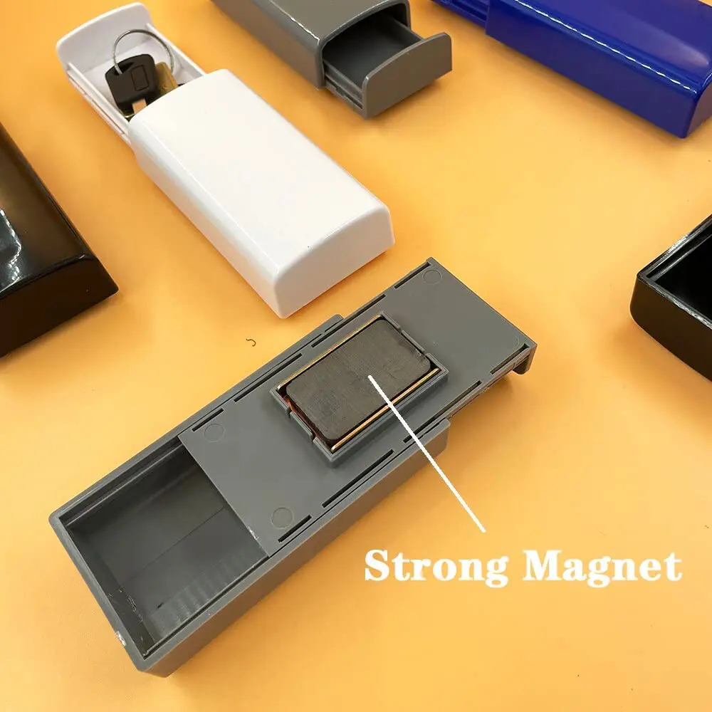 Omana Magnetic Key Box Holder with Strong Magnet for Car Keys & Home Keys (Grey) | Secure Outdoor Storage - view 5