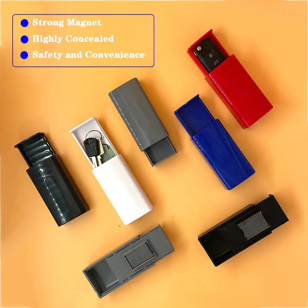 Omana Magnetic Key Box Holder with Strong Magnet for Car Keys & Home Keys (Grey) | Secure Outdoor Storage - view 6