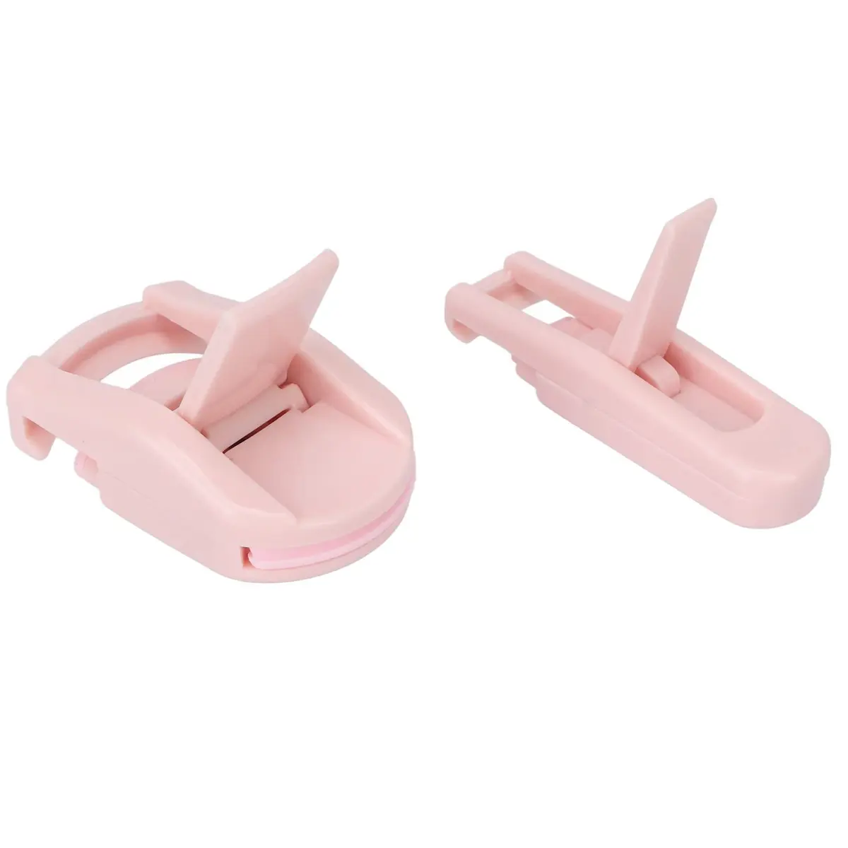 Dioche Cute Eyelash Curler Set with Wide Angle & Corner Curlers, Pink | Portable Makeup Tool - view 7