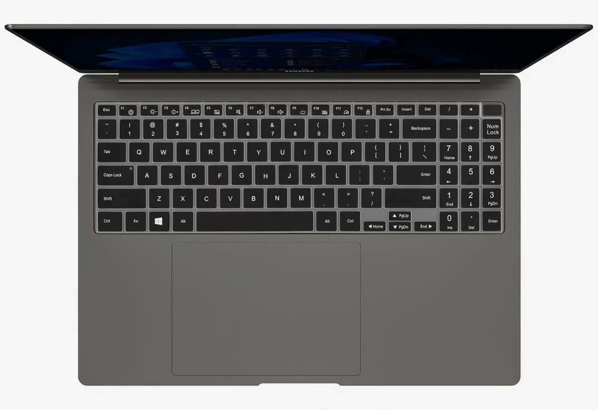 CaseBuy Black Silicone Keyboard Cover for Samsung Galaxy Book 5/4/3 15.6" & 16" | US Keyboard Layout Protector - view 8
